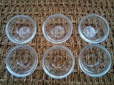 6 Vintage French Arcoroc Small Glass Bowls Ideal For Serving Jams/ Chutney Food