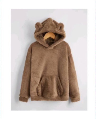 Shein brown fluffy - shein, ears