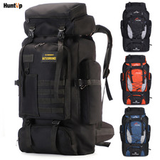 60L 70L 80L 100 Large Hiking Camping Backpack Waterproof Travel Luggage Rucksack