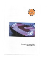 Ginetta  G27 & G33 brochure