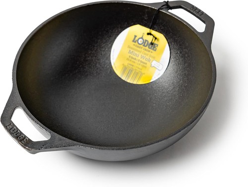 Lodge cast iron wok - lodge, wok,