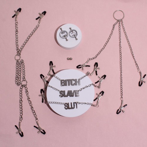 Bdsm adjustable nipple clamps - adjustable,