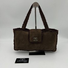CHANEL Coco Mark Handbag Dark