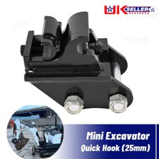 Black Mini Digger Quick Hitch
