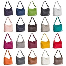 LiaTalia Genuine Italian Leather Unique Adjustable Strap Medium Hobo Bag - Emmy