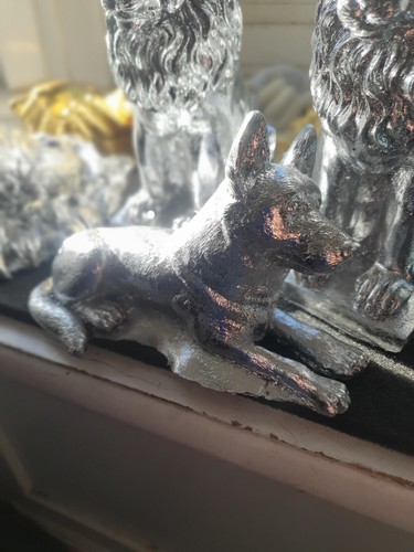 Hand silver gilded - &,