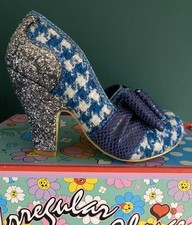 NEW BOXED Irregular Choice ALL THE TIME Glitter High Heels UK 3.5/EU36 RRP £105