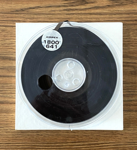 Vintage ampex 641 1800 reel - 641/1800',