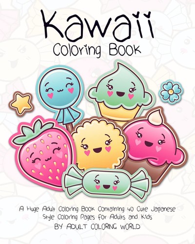 Kawaii colouring book cute - colouring,