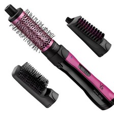 Vidal Sassoon Hot Air Styler VSAS80PIK Black 3 in 1 Brush Set Hair Volumizer