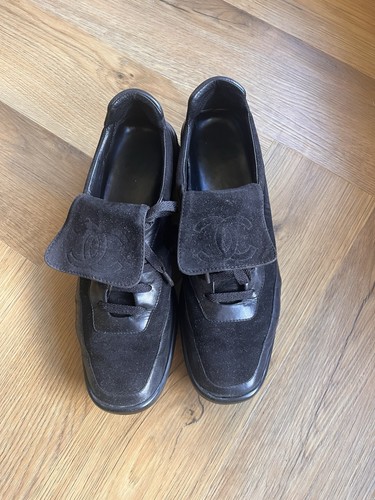 Chanel sneakers suede and - chanel,