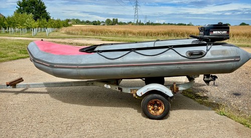 Avon rib boat with trailer - , &