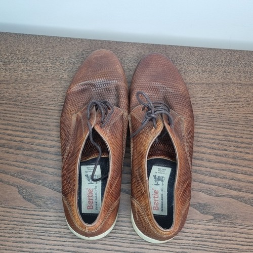 Bertie mens brown leather lace - bertie,