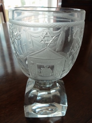 Superb masonic goblet - superb,