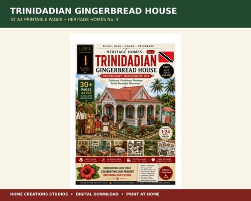 Trinidadian gingerbread house - trinidadian,