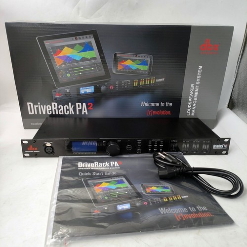 New dbx driverack pa2 complete - new,