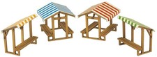 N Gauge Metcalfe Market Stalls