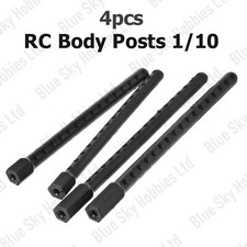 4x RC Body Posts Plastic RC Shell Mounts 70mm & 84mm for 1/10 Car Truck - UK!