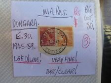 OLD WEST AUSTRALIA POSTMARK - DONGARA E 30 1957