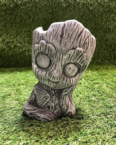 Concrete baby tree man - baby, garden