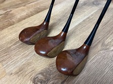 Tom Morris St Andrews Deluxe Golf  1,2 3 Wood Set