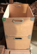 Ikea Vintage Wooden Storage Crates Stackable. Three Large Crates £8 each