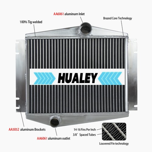 Aluminum intercooler for volvo - aluminum,