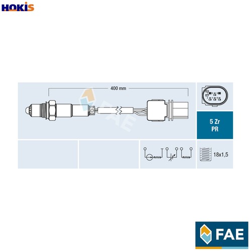 Lambda sensor 75061 - 75061, for