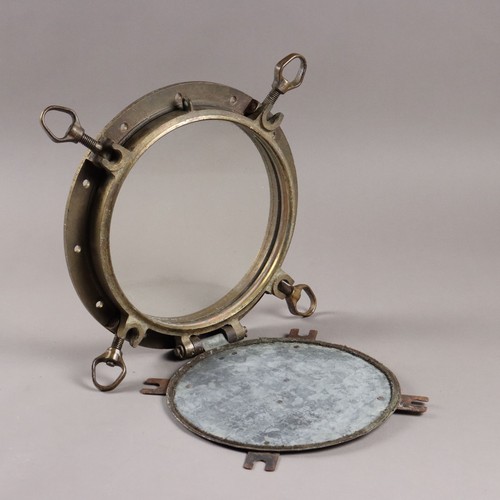 Antique ship porthole iron - antique,