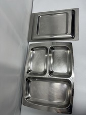 Set Of 2 Tray And stainless