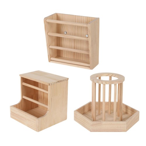 Rabbit wooden hay rack bunny - rabbit,