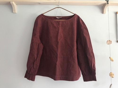 Toast burgundy 100 cotton - burgundy,