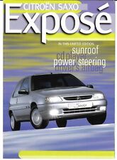 Citroen Saxo Expose 1.1i Limited Edition 1998 UK Market Sales Brochure 3dr & 5dr