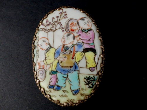 Vintage chinese silver plate - chinese,