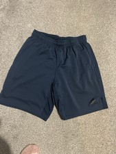 adidas Men's Aeroready Shorts Medium, Running Gym Workout navy blue