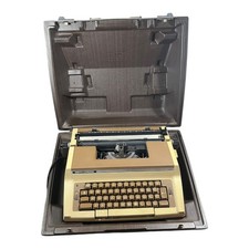 Vintage Smith Corona Portable Typewriter with Hard Case C420 Spares & Repairs 
