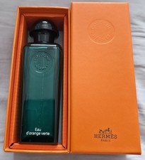 Empty Hermes Eau D'orange Verte Bottle 100ml and Box