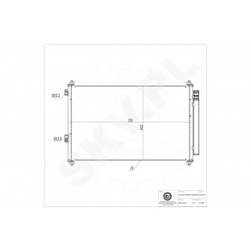 Air conditioning condenser for - conditioning,