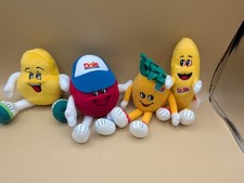 Dole Fruit 1999 Lot of 4 Plush