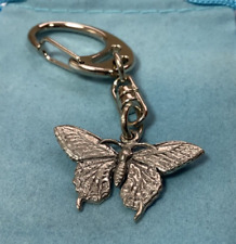 Butterfly Silver Pewter Keyring (P)