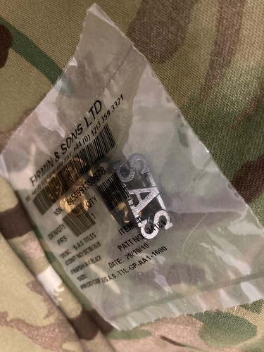Sas uniform titles - uniform, black