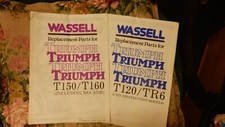 WASSELL REPLACEMENT PARTS LIST TRIUMPH X2 MODELS T120/TR6/T150/T160