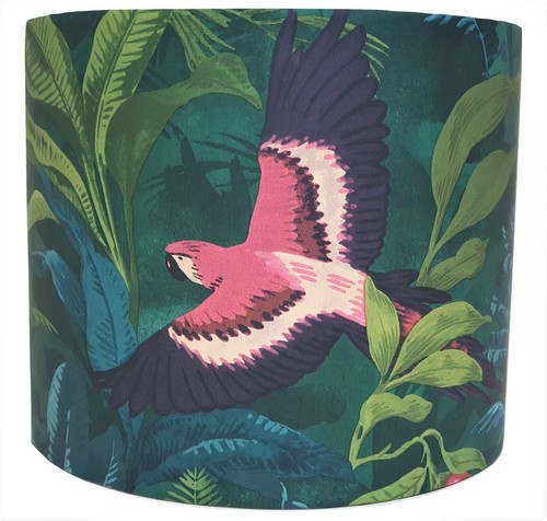 Tropical jungle bird - jungle, lampshade