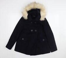 Topshop Women's Black Hooded