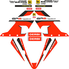 kit compatible with Derbi gpr 125 DECALS fluorescent stickers derbi gpr125 GP...