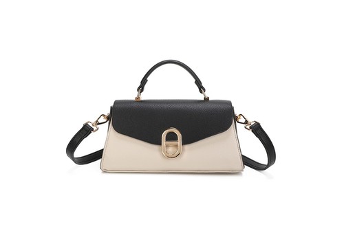 Women two tone handbag - two, top