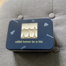 Apples To Pears Eiffel Tower Model Kit Gift In A Tin-Complete parts, no facts GC