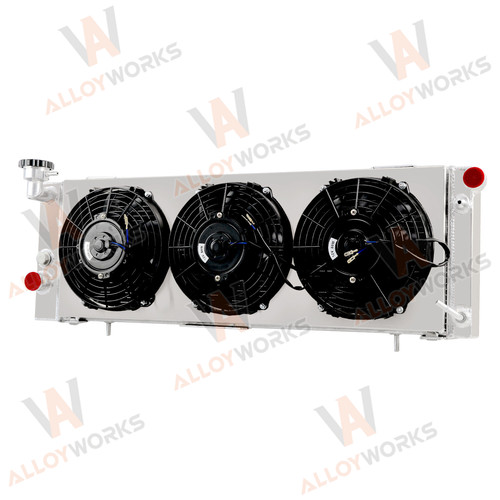Row radiator shroud fan - 3,