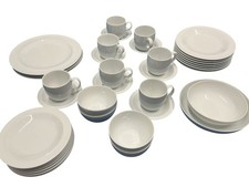 Denby White Dinner Set