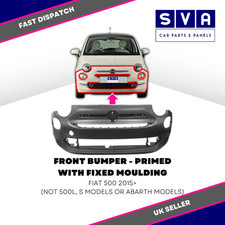 Front Bumper-Primed-With Fixed